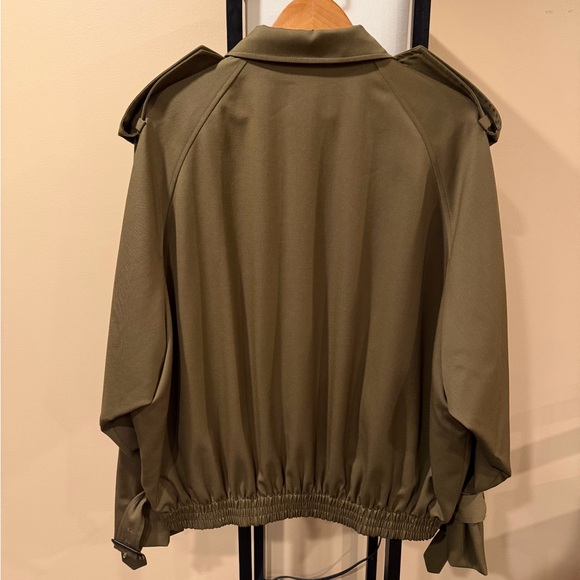 Miu Miu Gabardine Epaulette Military Blouson Bomber Jacket - Picture 2 of 16